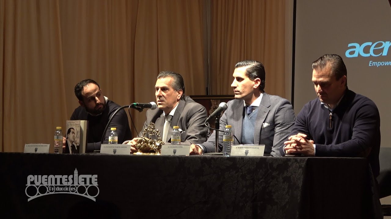 Conferencia del capataz Juanma Martín en Jaén. V Aniversario de la Tropa Trinitaria 2019.