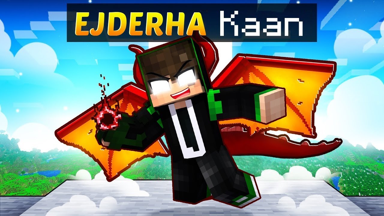 KAAN STYLE EJDERHAYA DÖNÜŞTÜ -Minecraft