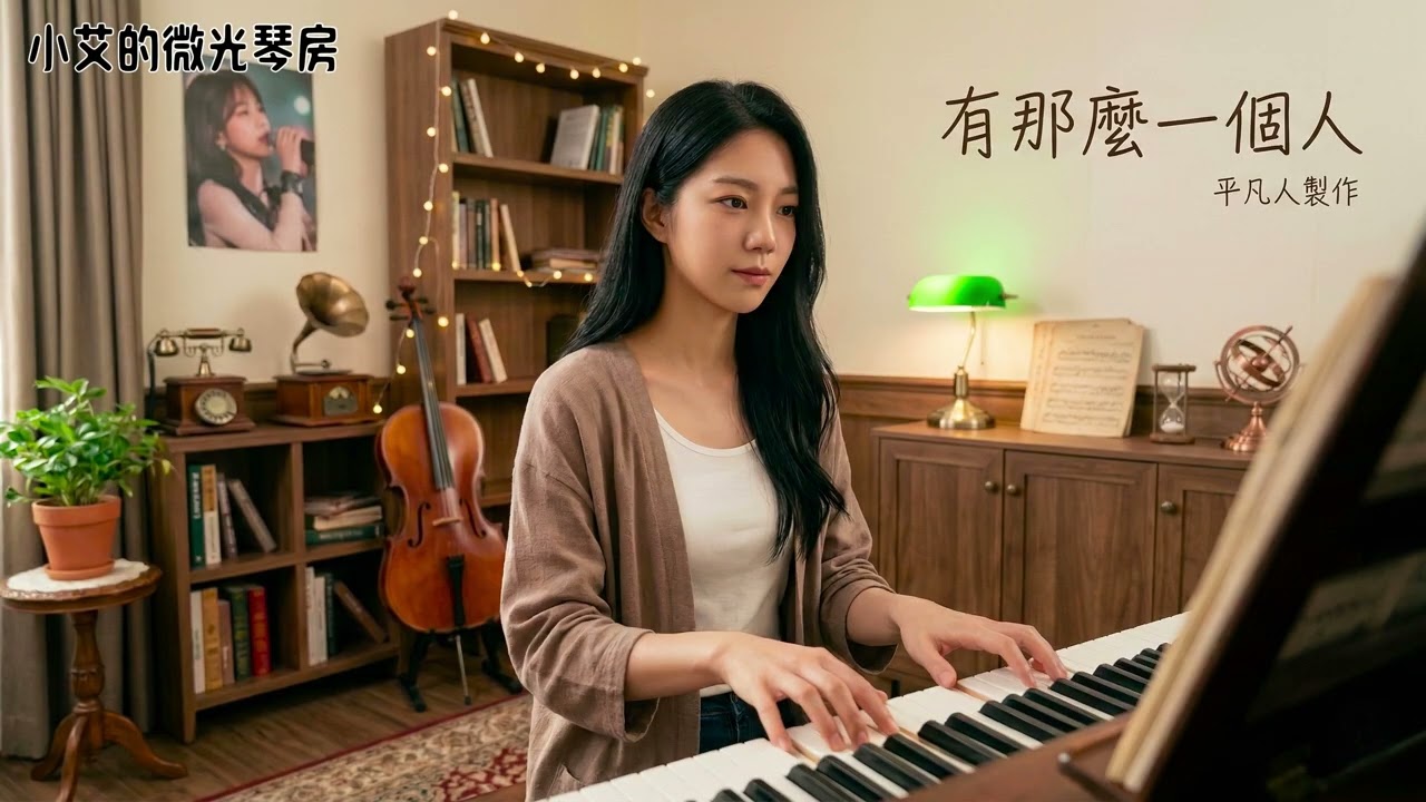 《有那麼一個人》先行版劇透！🎧姐姐也準備唱這首｜抒情小品，Piano Cover🎹小艾的微光琴房