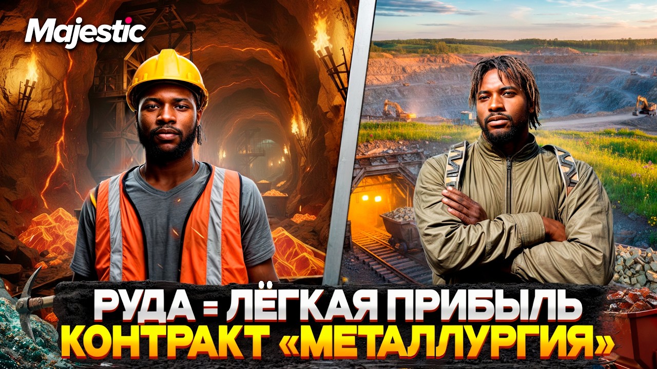 КОНТРАКТ МЕТАЛЛУРГИЯ на MAJESTIC RP 2026! ГАЙД по СЕМЕЙНЫМ КОНТРАКТАМ и ЗАРАБОТКИ на GTA 5 RP!