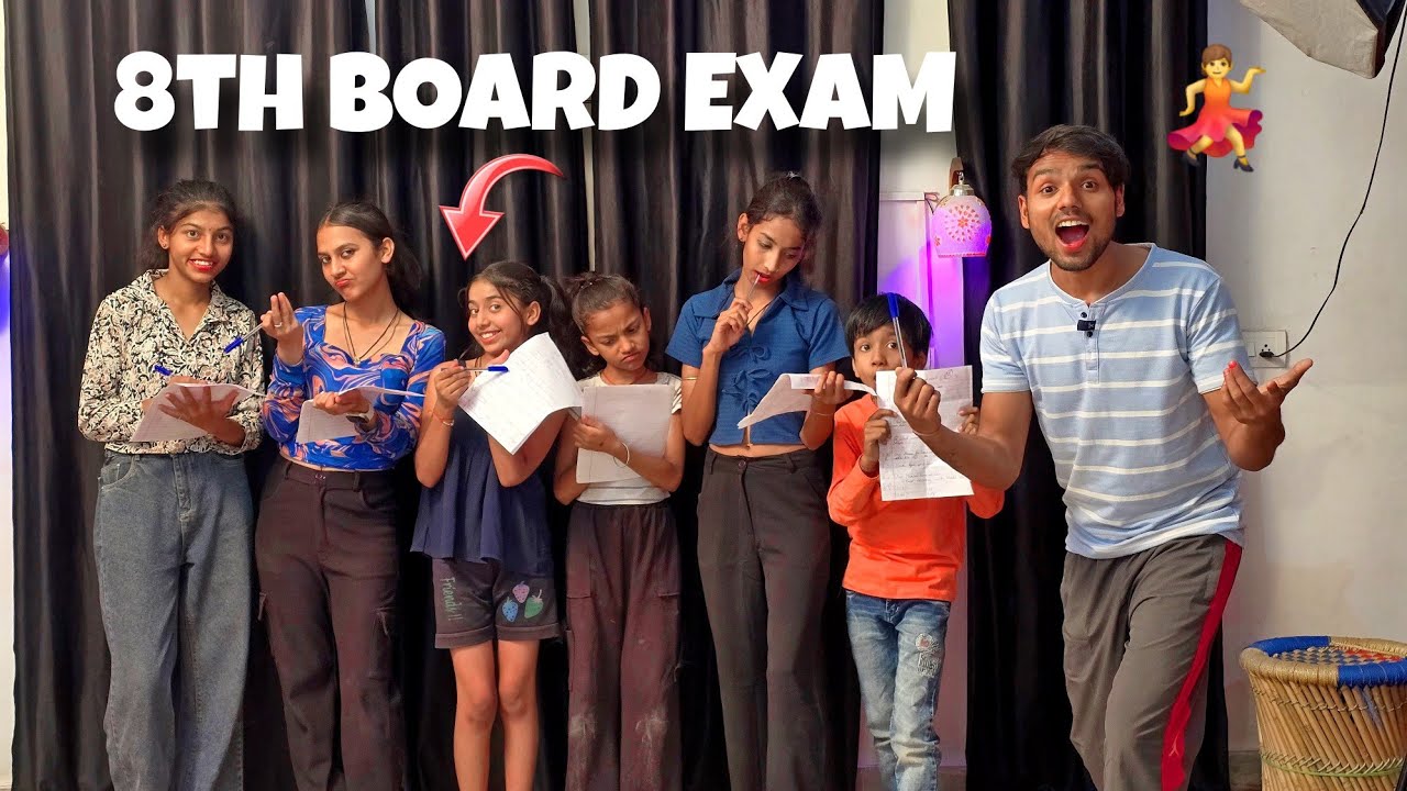 8TH Board Exam Challenge 💃 kon hoga board exam mai paas