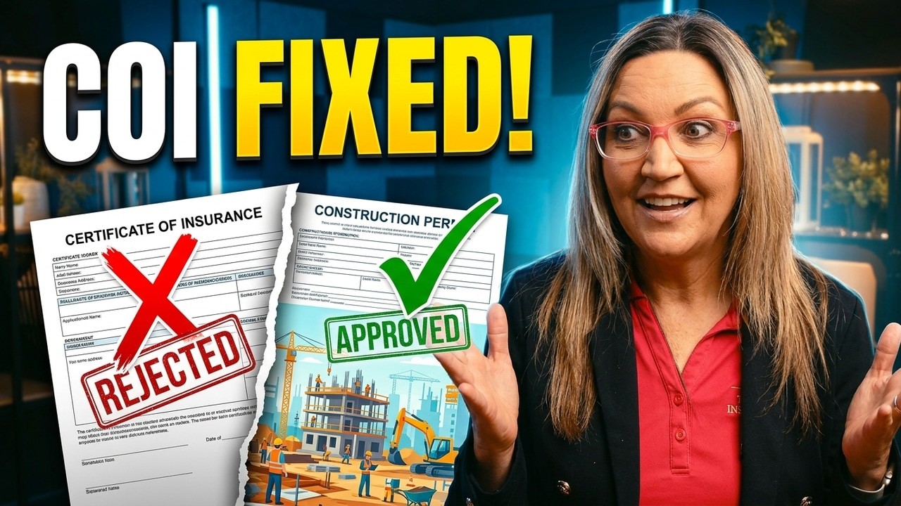 Certificate of Insurance Rejected? Here's Why Construction Stops