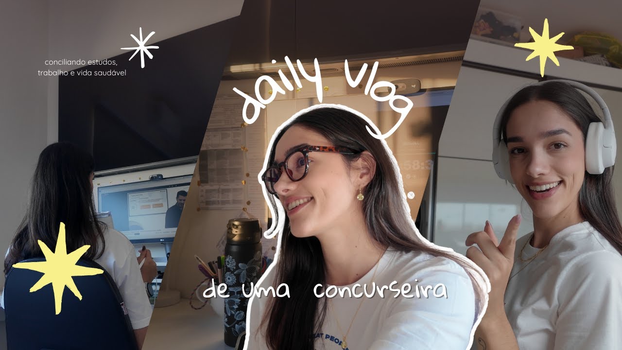 rotina de concurseira: equilibrando trabalho, estudos e vida saudável