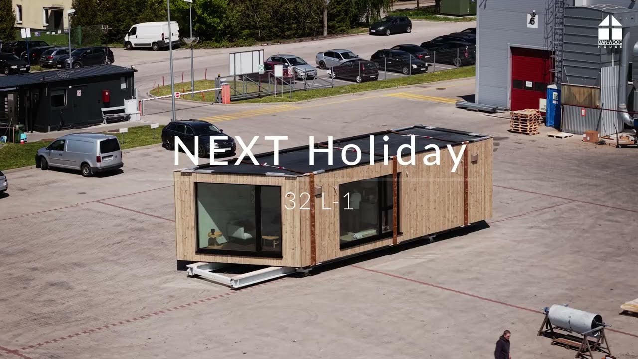 Poznaj NEXT Holiday 32 L-1 by Danwood | Większy, komfortowy dom modułowy na wakacje
