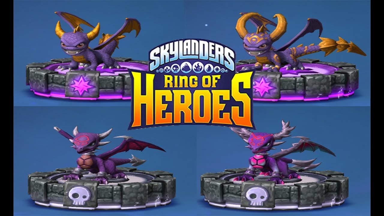 All Skylanders and their Awakened Forms in Skylanders: Ring of Heroes Beta