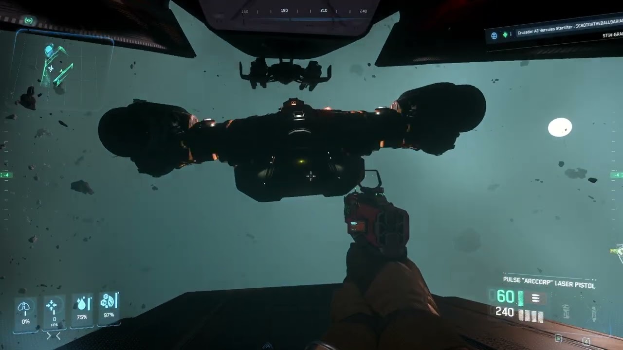 Star Citizen - Trying out an Orange Level Contract ambush mission in Stanton.