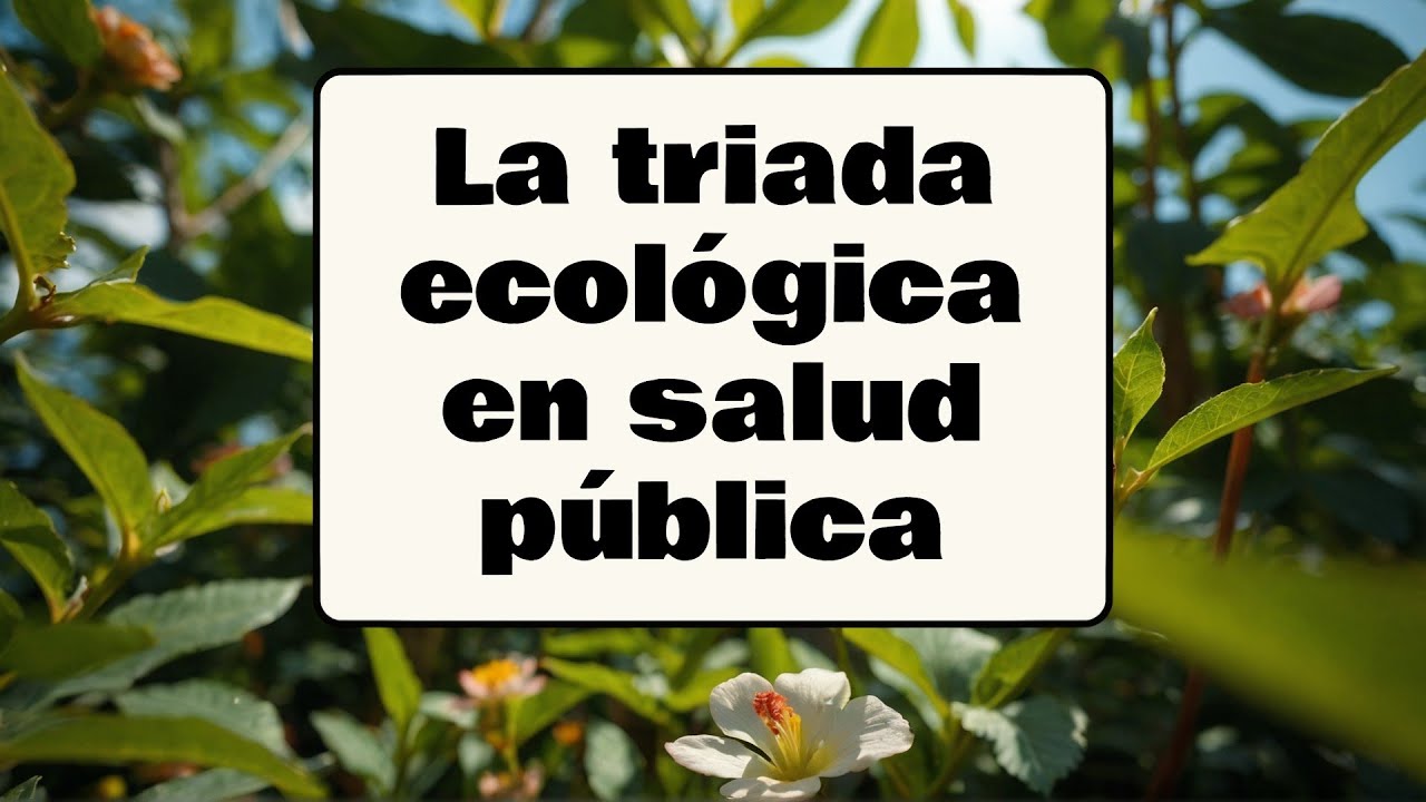 La triada ecológica en salud pública