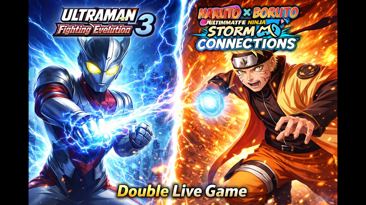 UFE3 Com vs Com | Ultraman Fighting Evolution 3 (PS2) & Naruto x Boruto #mediashareon