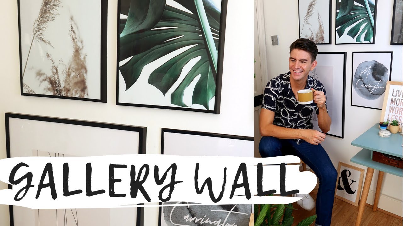 OFFICE MAKEOVER | CREATING A GALLERY WALL WITH DESENIO | Ad