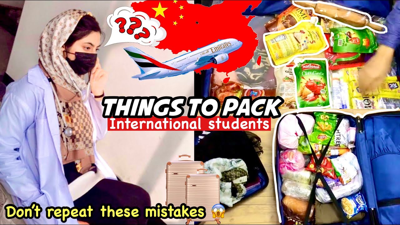 What to pack for china🤔 || Mistakes to avoid || Pro tips for international students || noor e jahan