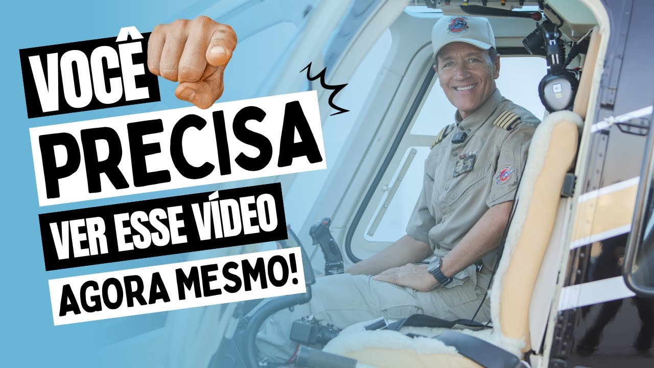 Passo a passo do acionamento do helicóptero