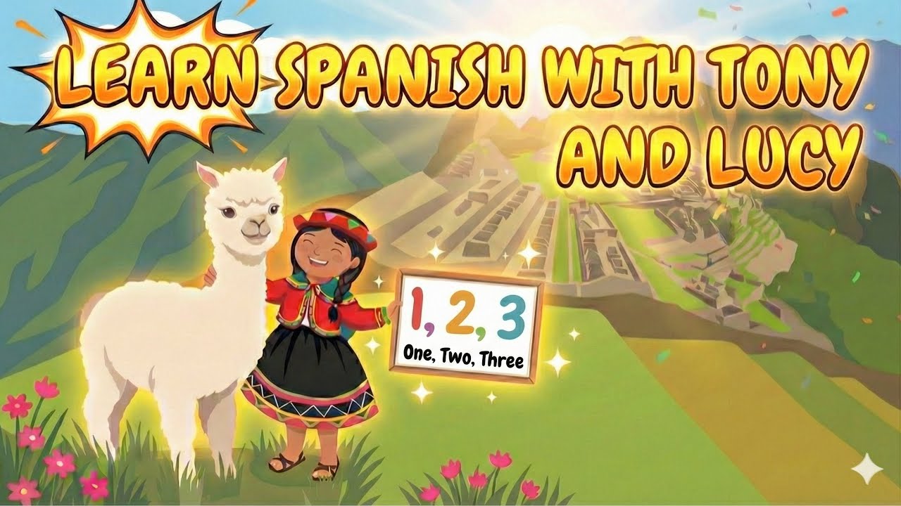 🇪🇸 Fun Spanish Counting for Children! Learn 1, 2, 3 with Tony & Lucy 🎵