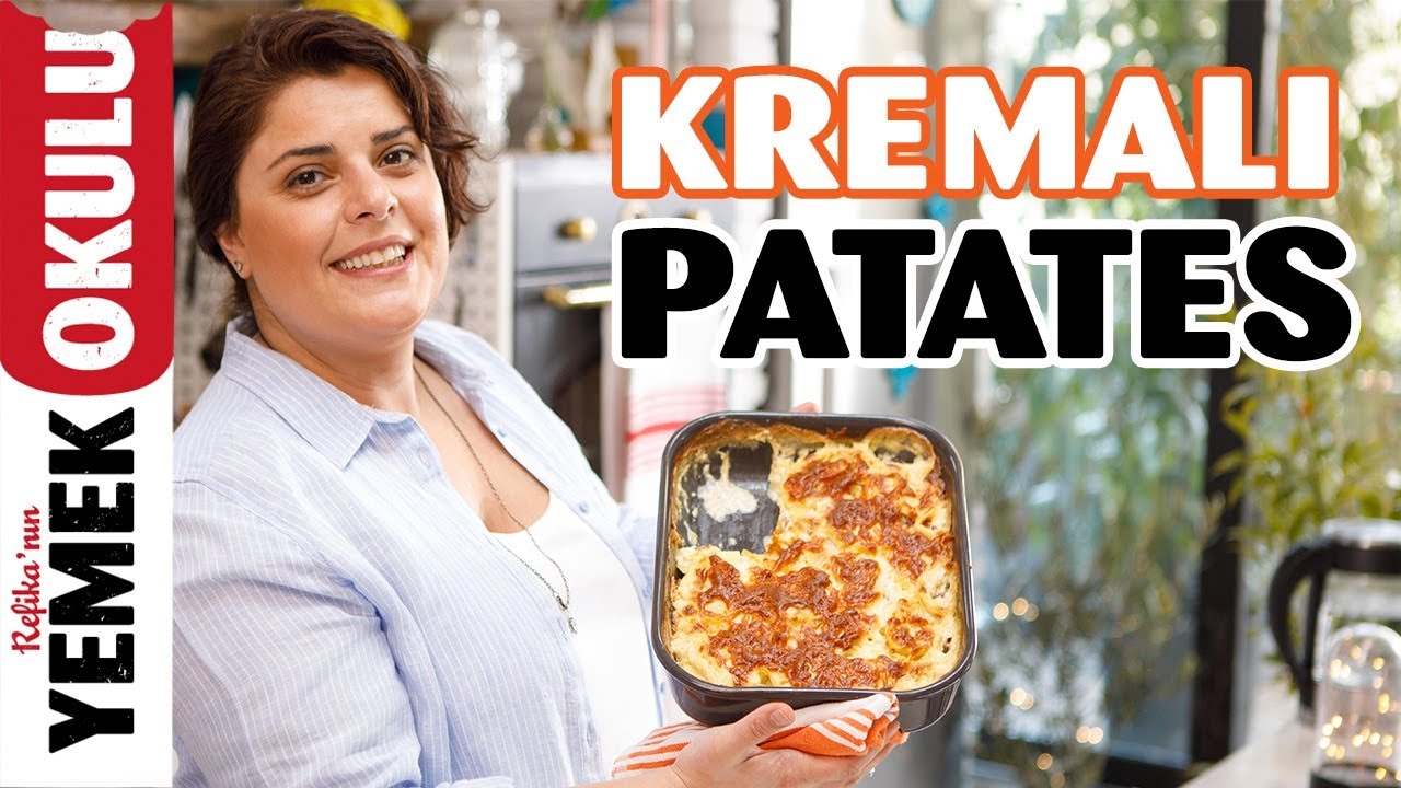 Fırında Kremalı Patates Tarifi | Evde Kremalı Fırın Patates Yapımı