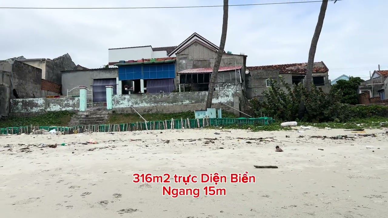Căn nhà trực Diện Biển Dốc Lết 316m2