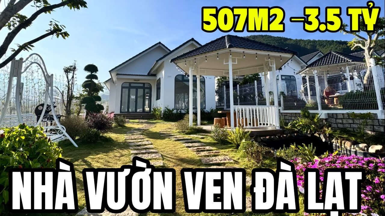 Nhà Vườn Mái Thái Ven Đà Lạt | Xây Kiên Cố 507m2 Đất - 150m2 Sàn