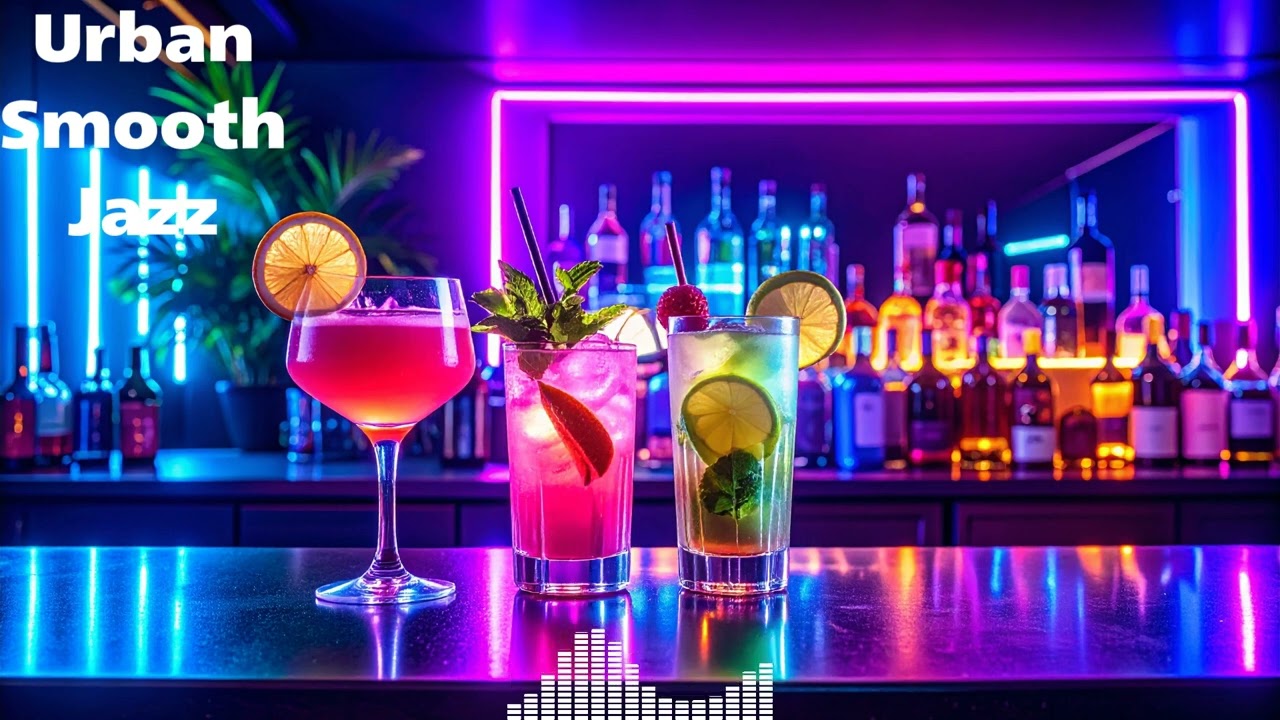 ⏯️🎷 Smooth Jazz 🌆 Theme:Cocktail Bar 🍹Track2 🎸🎹
