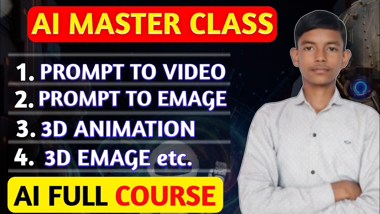 AI Master Class: Image to Video & 3D Animation (Full Course 2026) 🔥||