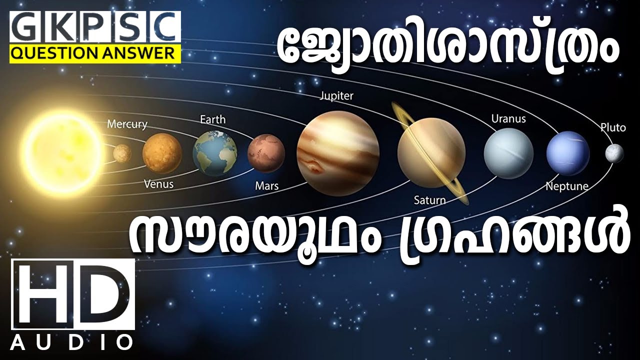 PSC Astronomy Part 1- Planets - Solar system Kerala  PSC Coaching Class Malayalam#1