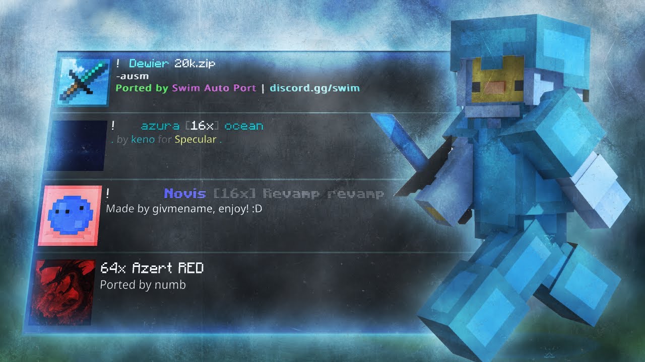 the CLEANEST mcpe pack folder (MCPE/MCBE)
