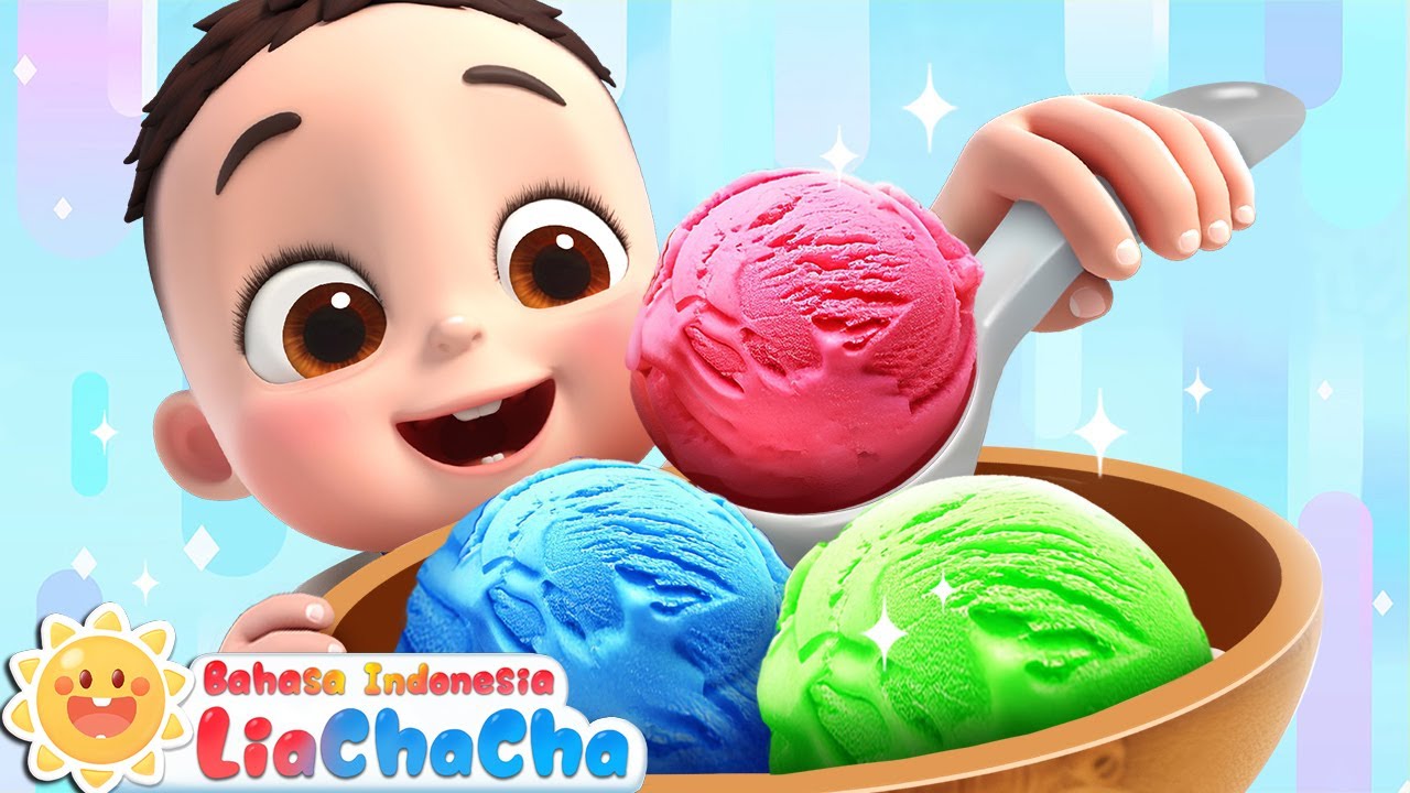 Es Krim Lezat 🍧| Lagu Es Krim🍦 | Lagu Lucu | Lagu Anak-anak | LiaChaCha Bahasa Indonesia