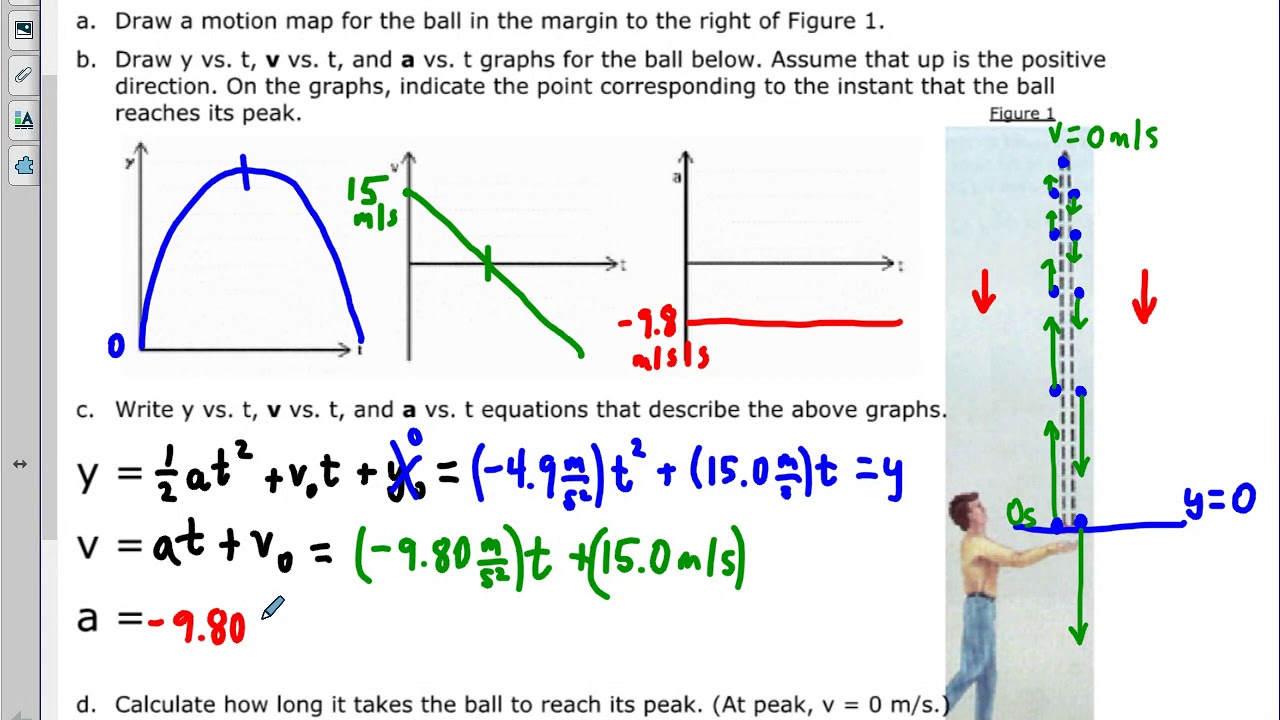 Freefall Problems Discussion for Object Launched Upward