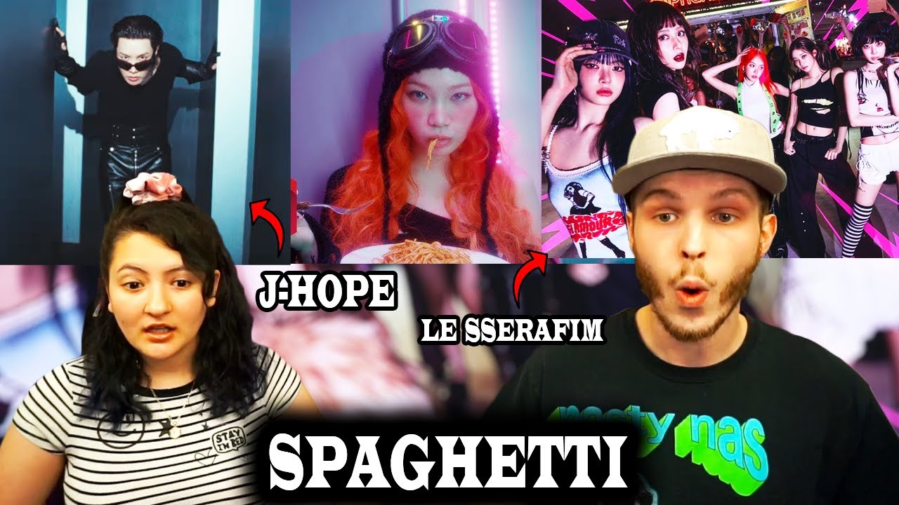 ВПЕРВЫЕ СЛУШАЮ LE SSERAFIM - SPAGHETTI при участии Джей-Хоупа из BTS | ЧЕСТНАЯ РЕАКЦИЯ!