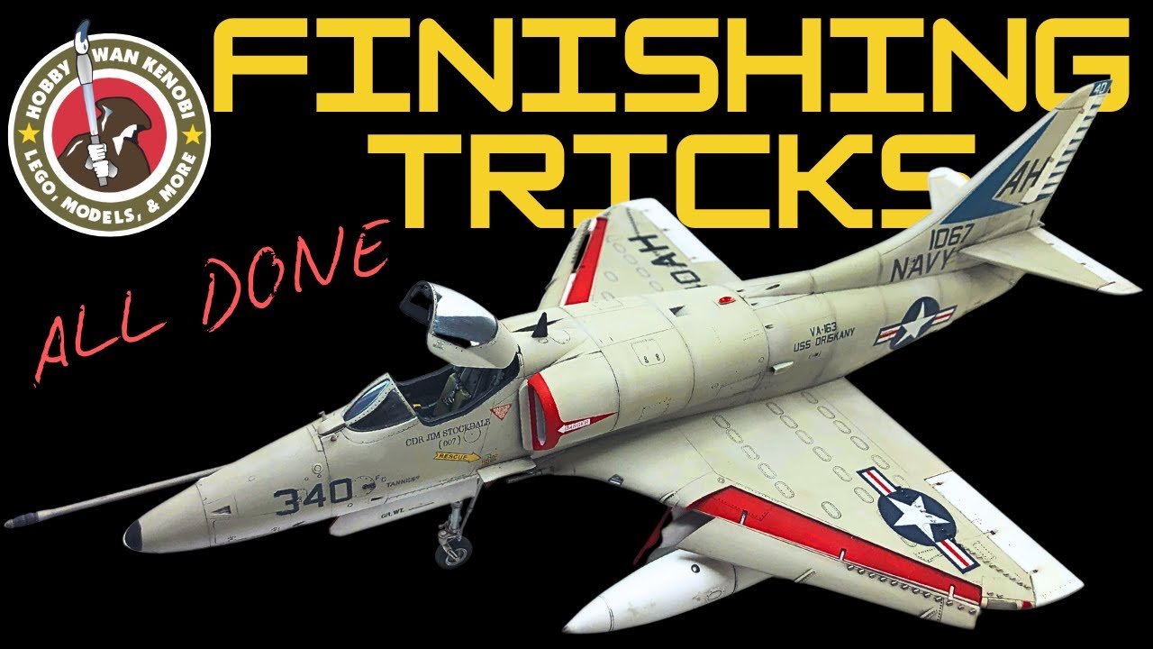 Plastic Scale Model Build - Hasegawa A-4E Skyhawk in 1/48 - Review, Weathering and Finishing up!