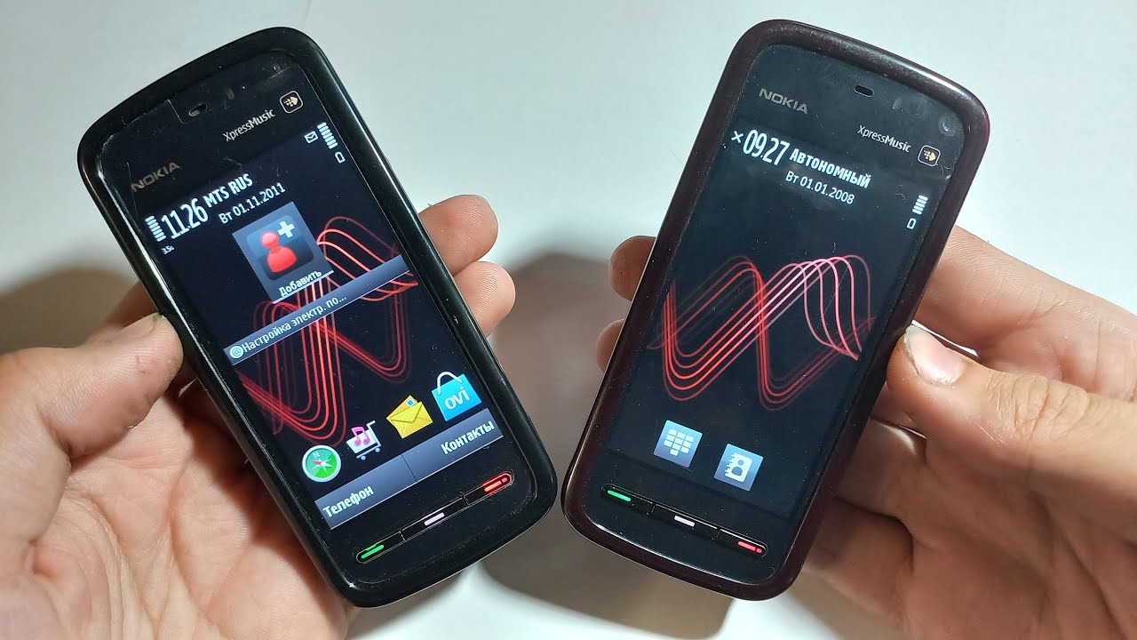Обзор сравнение на Nokia 5800 CodeName: Tube
