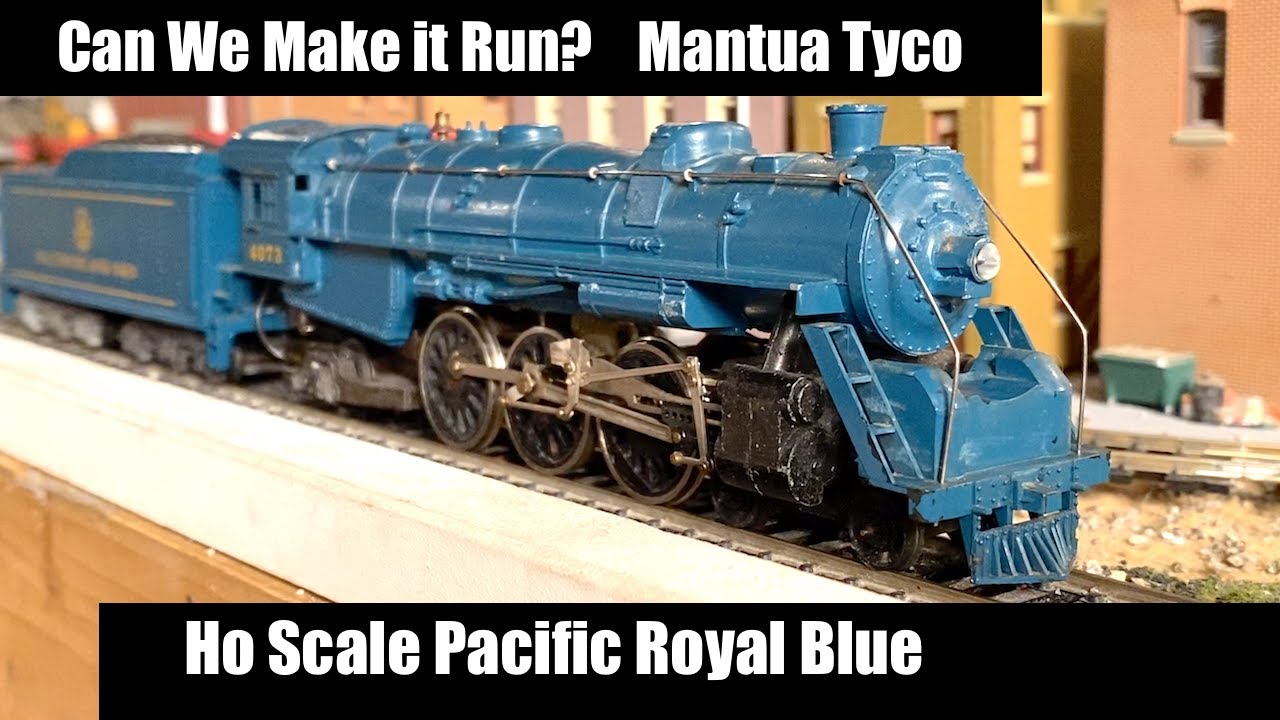 Паровоз Tyco Royal Blue — сможем ли мы его запустить?