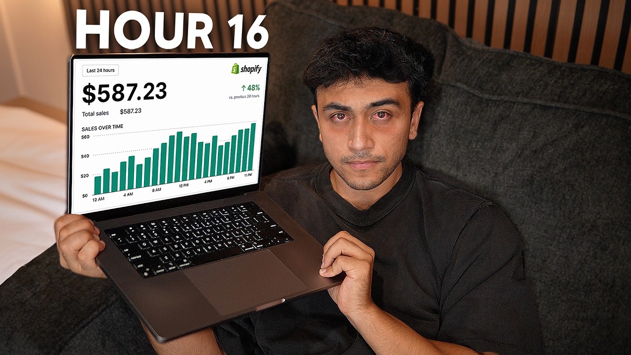 i tried A.I dropshipping for 24 hours (insane results)