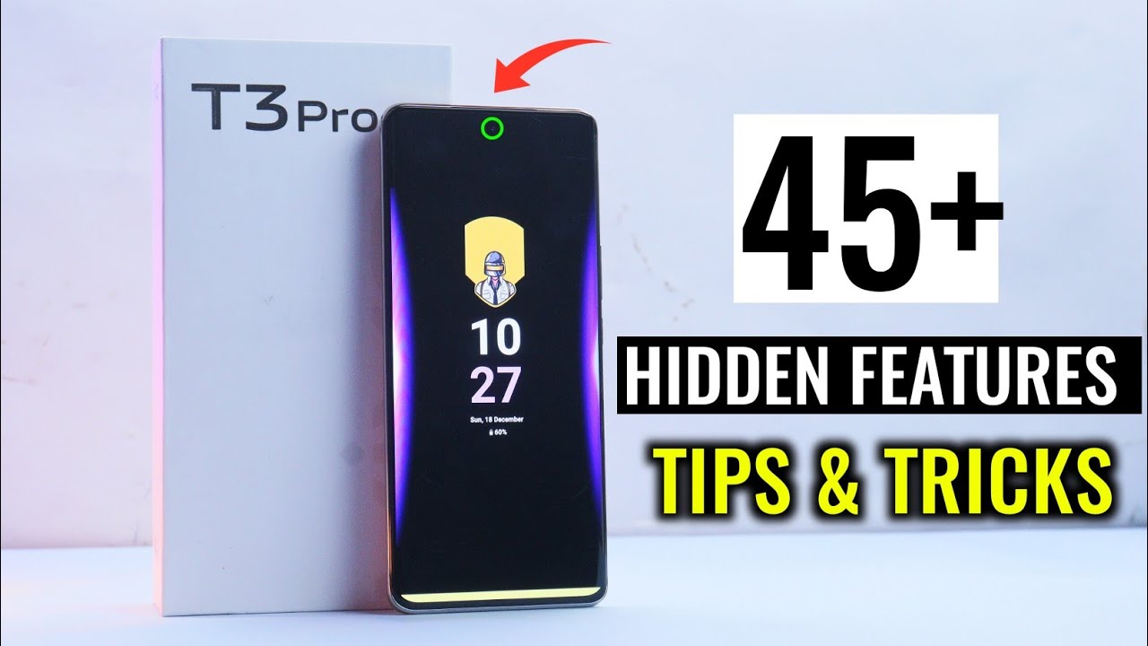 Vivo T3 Pro Tips and Tricks | vivo t3 pro top 45+ hidden features & settings | in Hindi