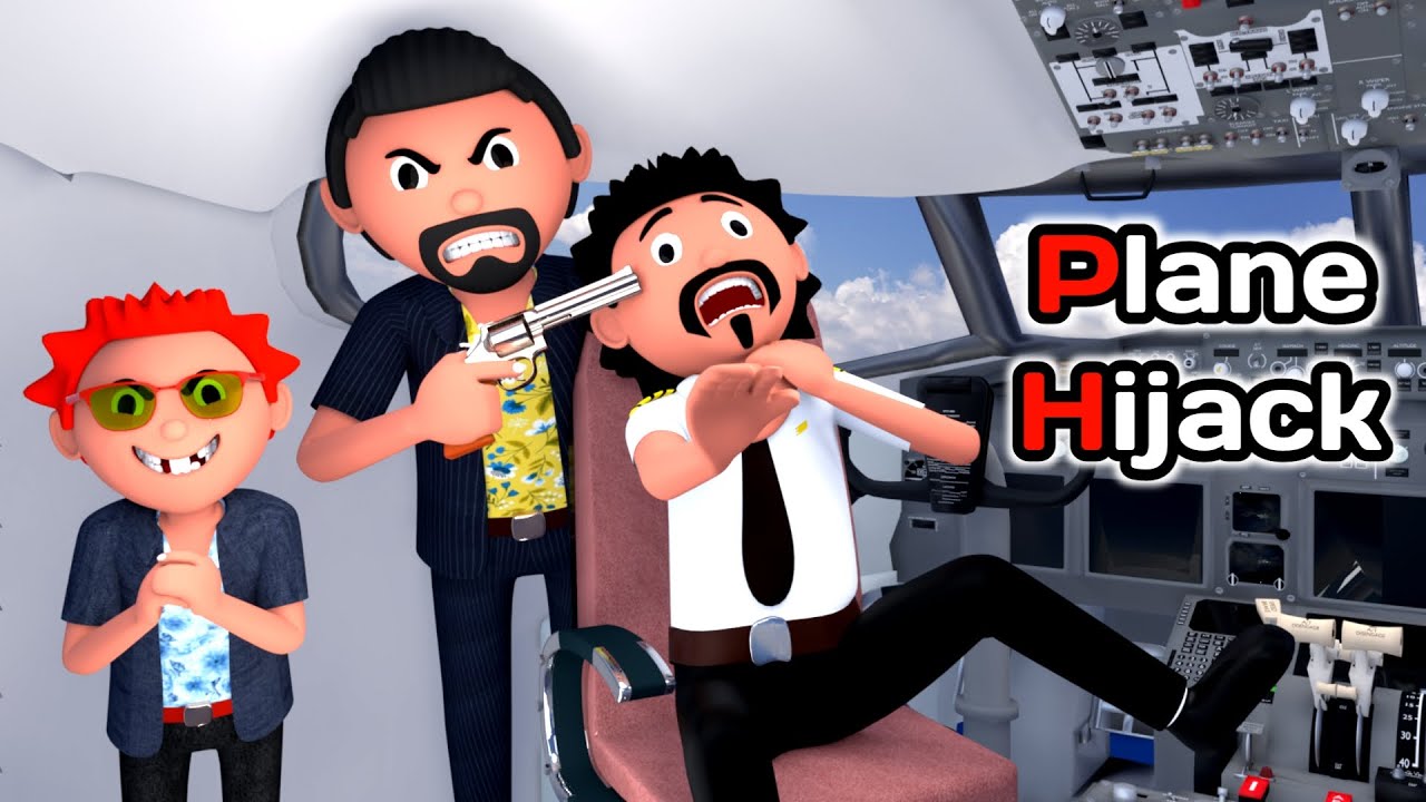 PLANE YATRA | Funny Comedy Video | Desi Comedy | Cartoon | Cartoon Comedy | The Animo Fun