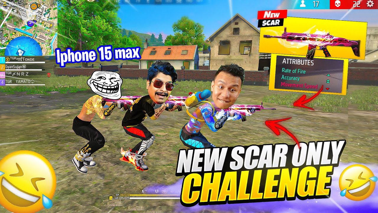 New Scar Only Challenge Произошла ошибка Леке Бхари!! 🤐