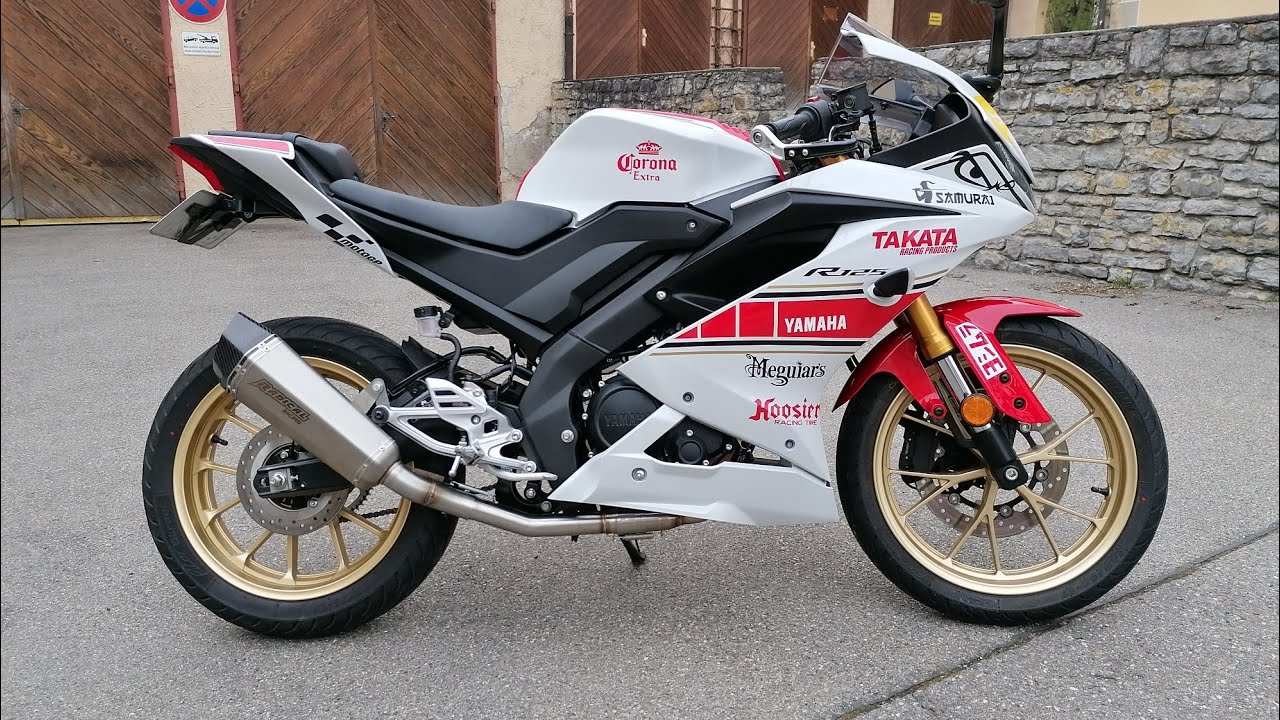 Radical Racing Rennauspuff montieren, Yamaha yzf R125