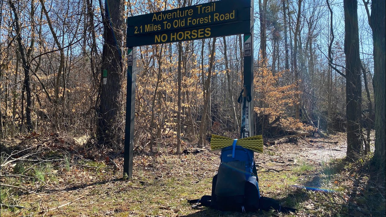 Ultralight Gear list for a Rainy and Windy trip on the Adventure Hiking Trail.