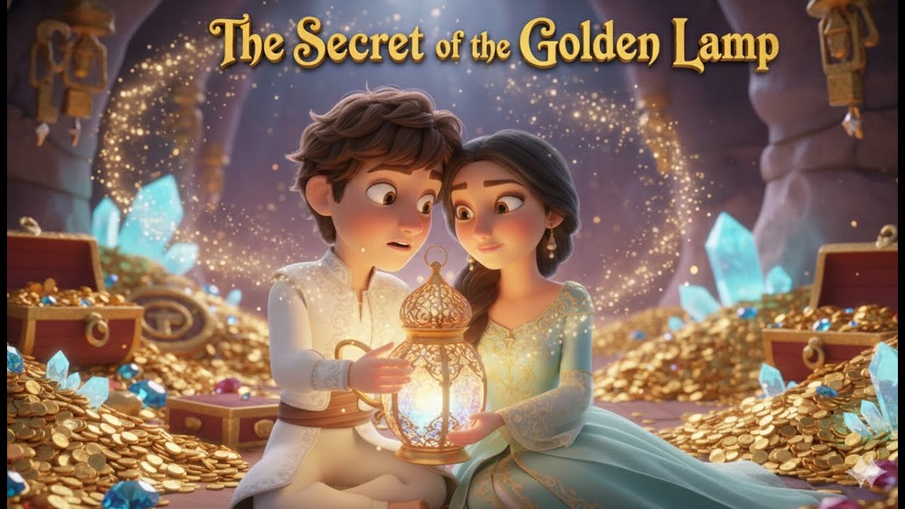 Aladdin and the Magic Lamp 🪔 | Magical Cartoon Story for Kids & Teens