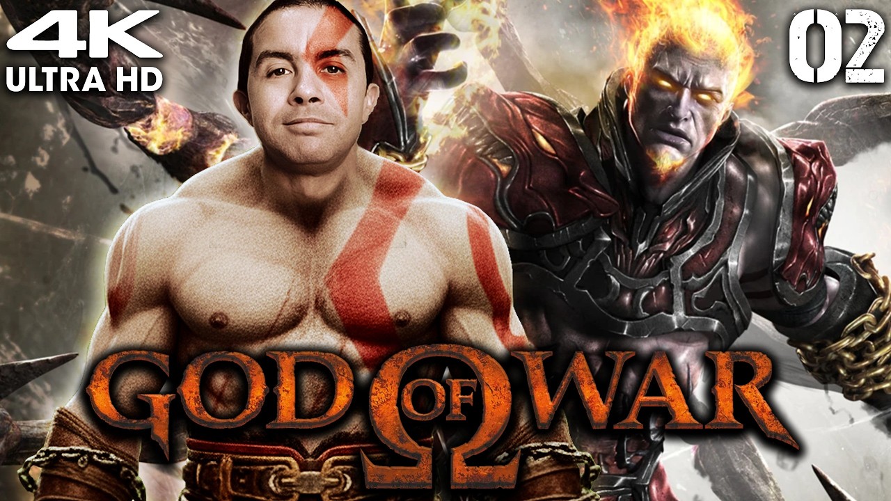GOD OF WAR PS2 PC4K! KRATOS FURIOSO NO CAP 2! (SHORT)