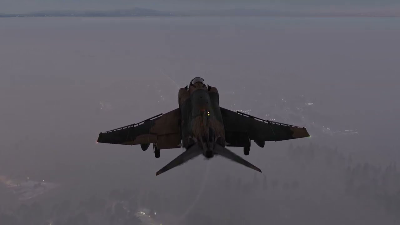 DCS World - F4 Phantom Landing in NEW Fog conditions