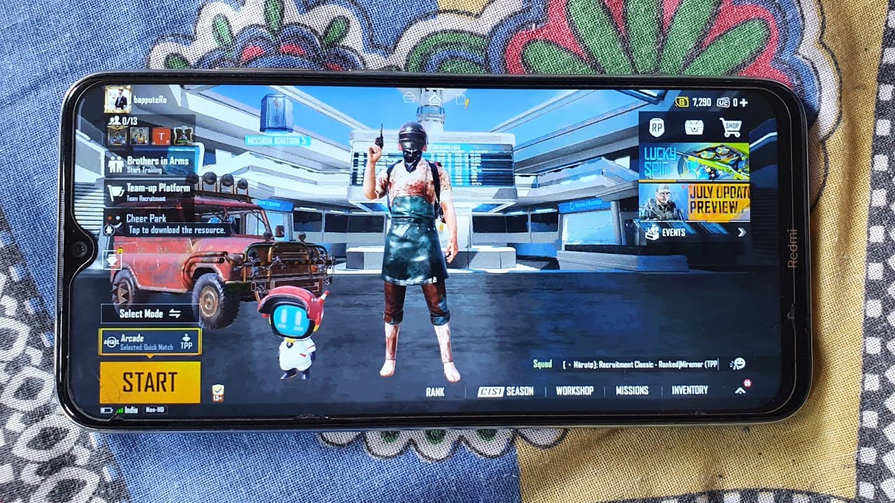 Redmi Note 8 BGMI (PUBG) Test in 2021 July