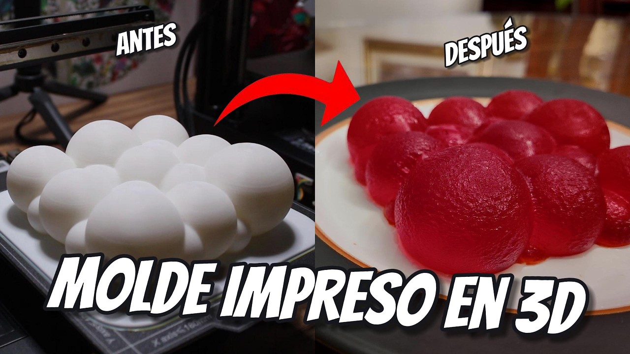 &iexcl;As&iacute; hice un molde de silicona para reposter&iacute;a desde cero! (con impresi&oacute;n 3D)