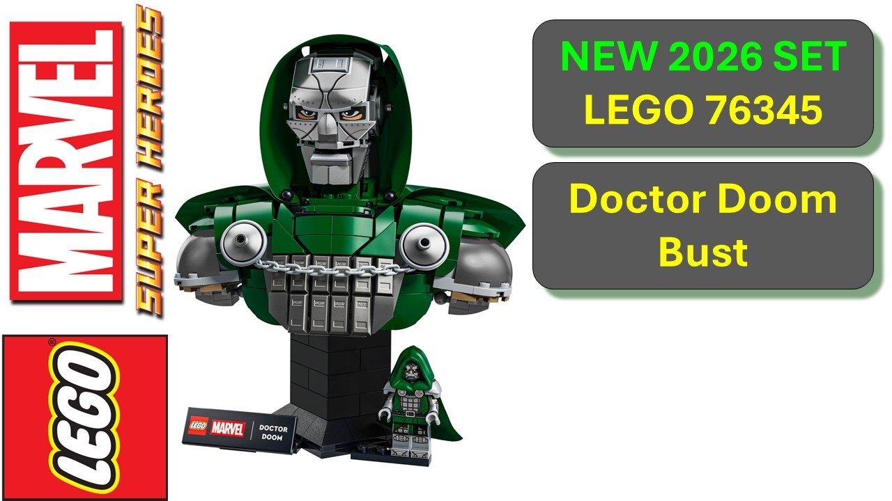 NEW LEGO Marvel 76345 Doctor Doom Bust