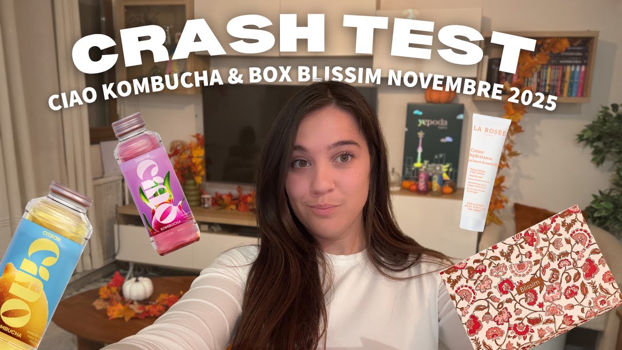 Crash test Ciao Kombucha + Unboxing Blissim 🍋