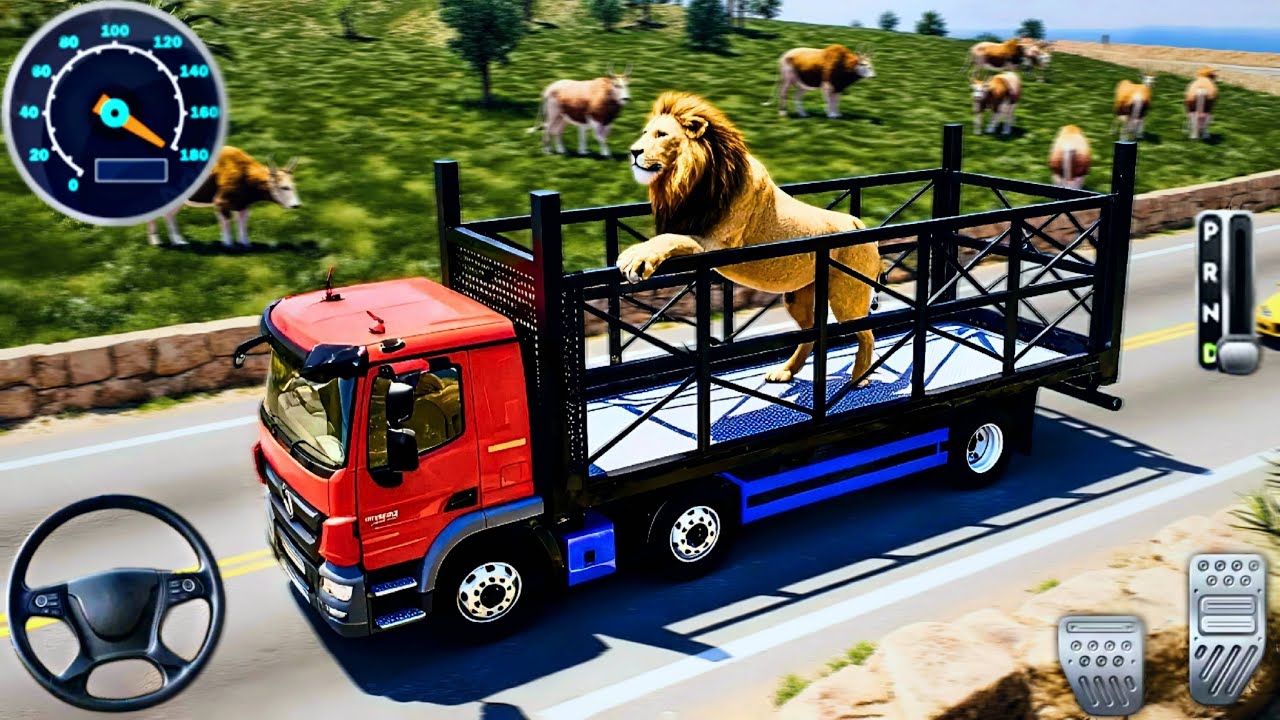Indian Animals Transport Truck Driver 3D - Real Pet Zoo Trasporter Simulator : Android Gameplay