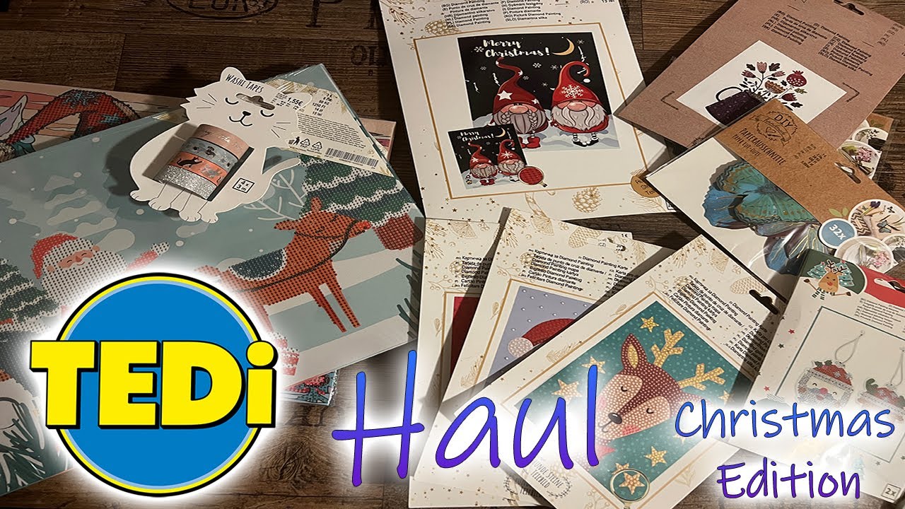 TEDi Diamond Painting Haul | Weihnachtliche Vorfreude für kleines Geld