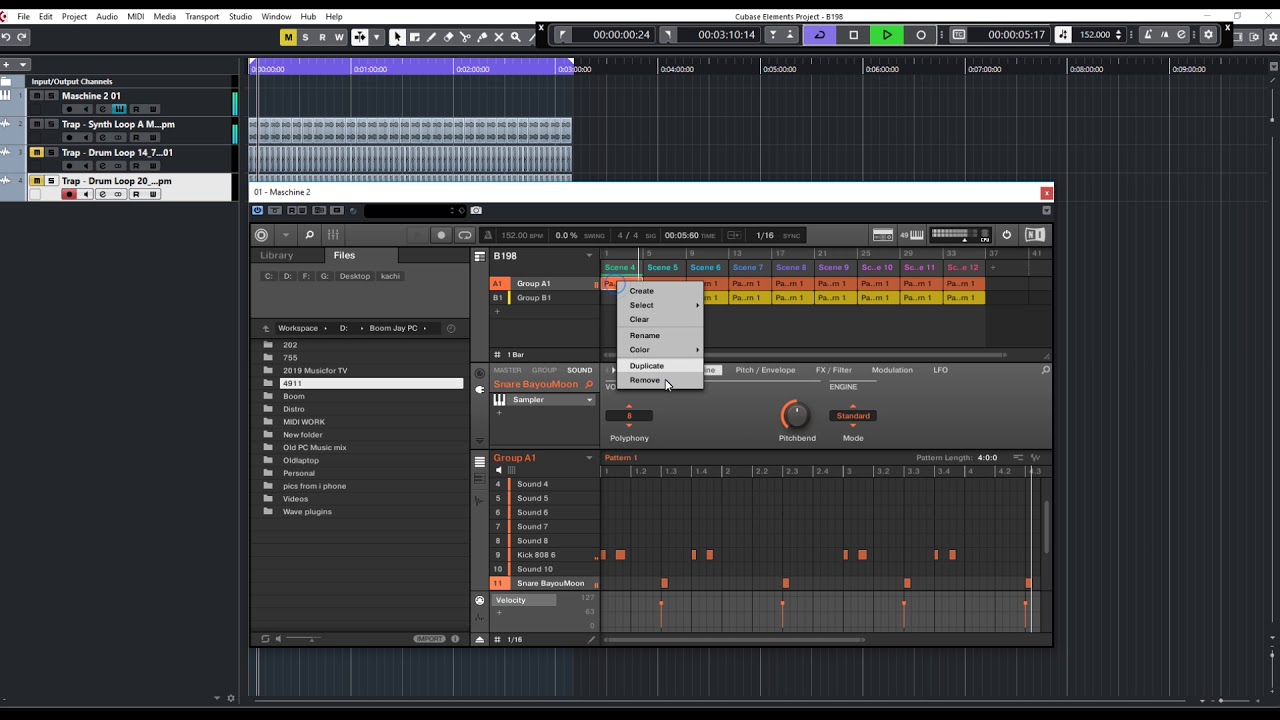 MIXING IN CUBASE 10 WITH MASCHINE STUDIO AS PLUGIN