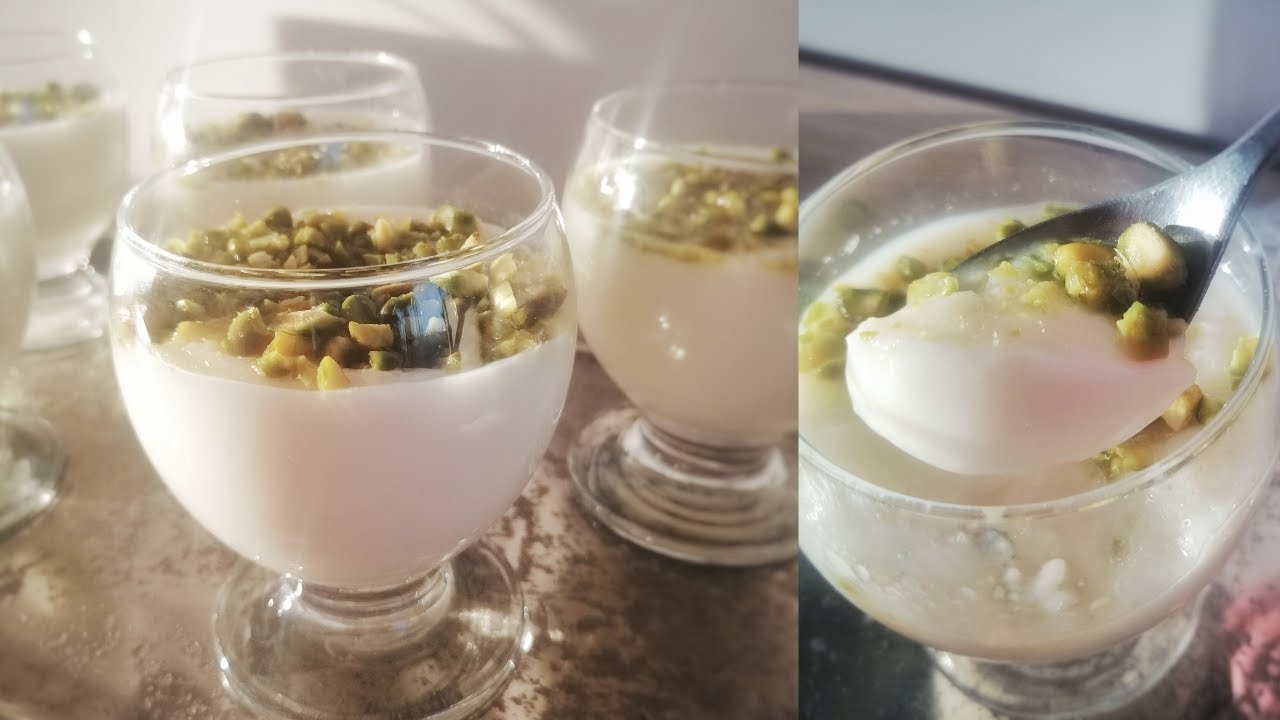 Flan Libanais à la fleur d'oranger, eau de rose et pistaches. Dessert facile pour le mois de Ramadan