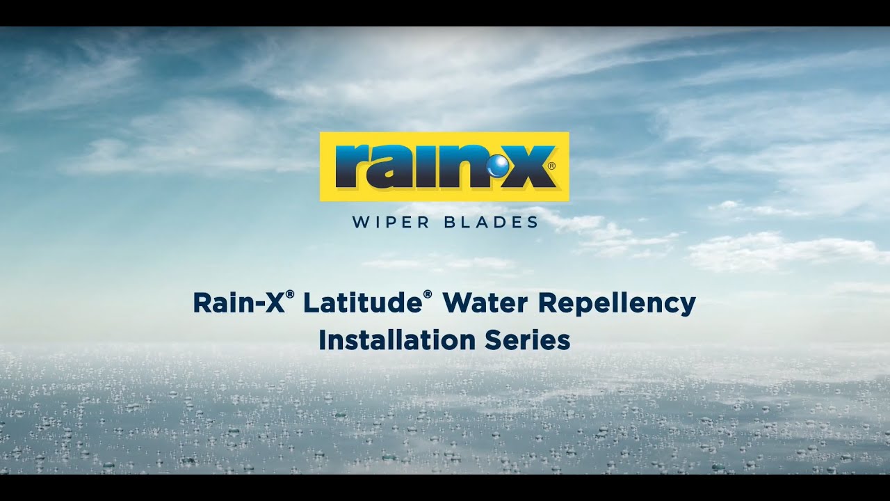 Как установить водоотталкивающие щетки стеклоочистителя Rain-X® Latitude® — установка с помощью н...