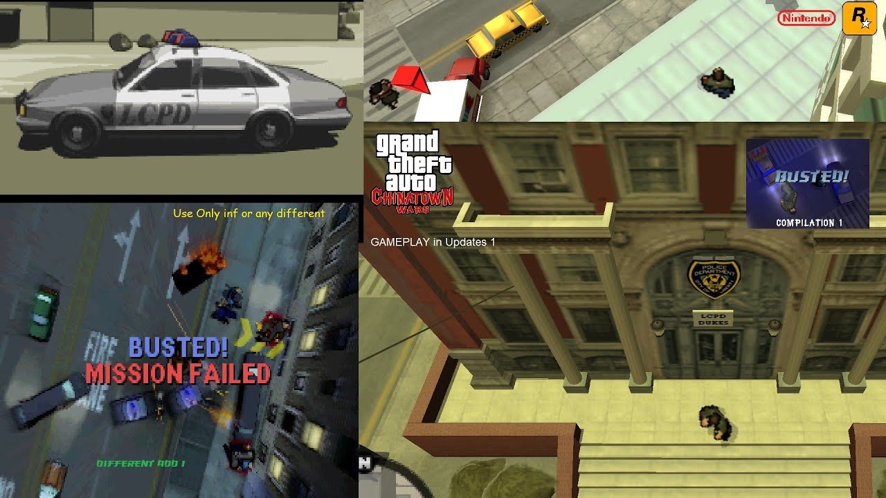 GTA CW GAMEPLAY in Updates P2 - Busted Compilation 1 [HD]