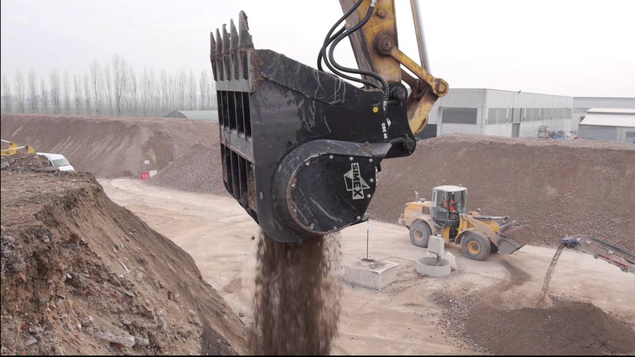 Simex crusher bucket CBE 30 for excavator, pt.3