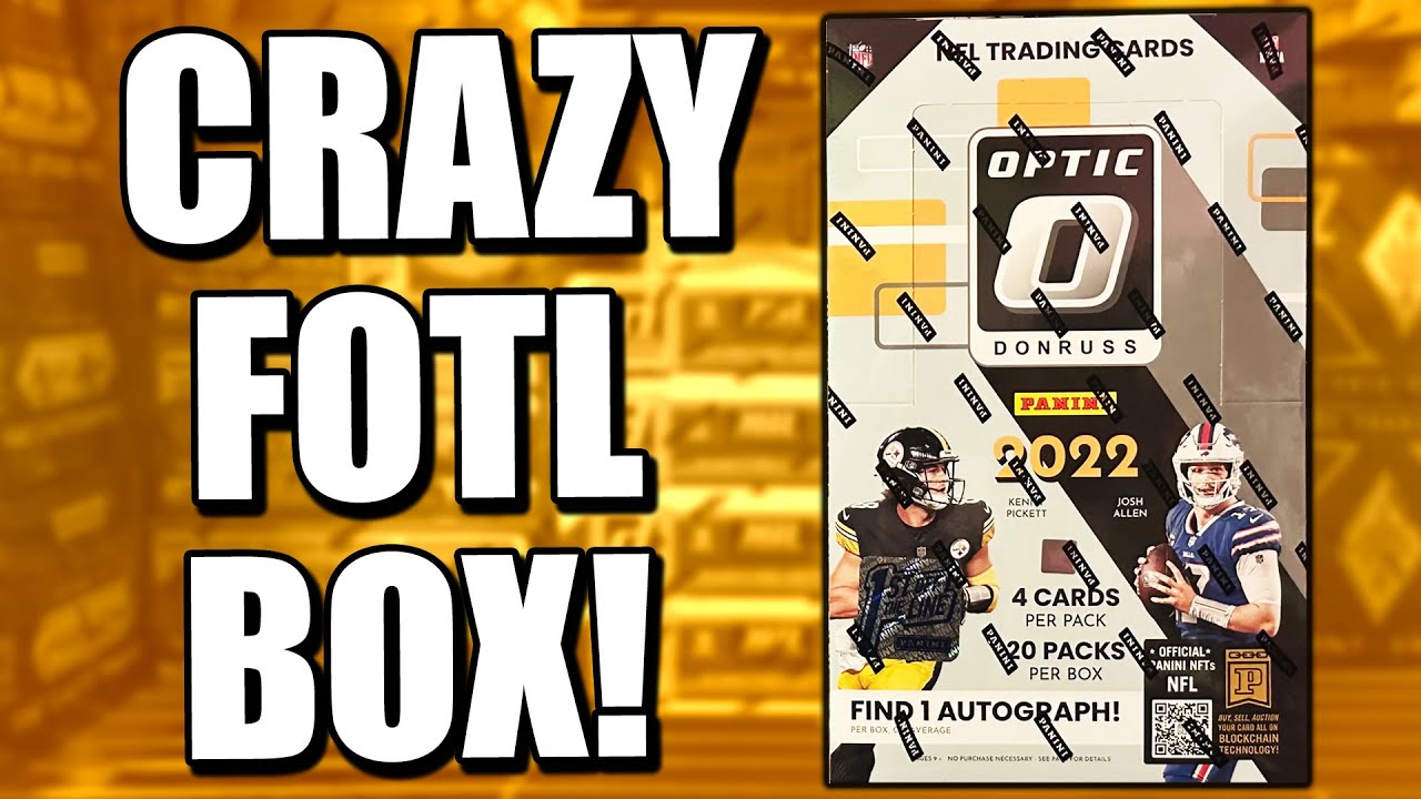 THIS BOX WAS CRAZY!  | 2022 Panini Optic NFL First off the Line Review